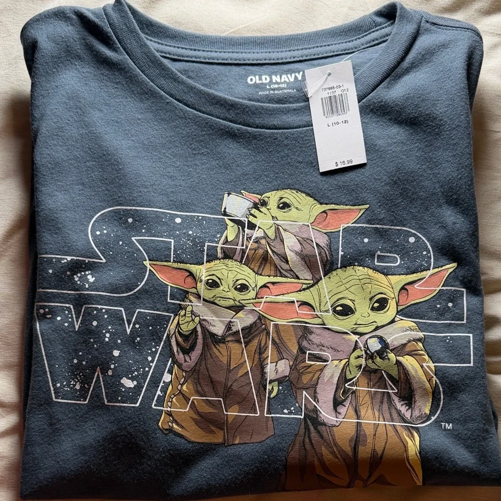 Old Navy Star Wars Long Sleeve Tee - Dark Gray
